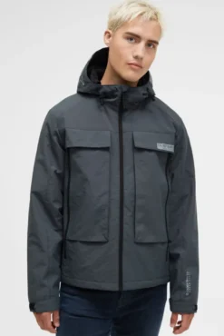 Funktionsjacke mit Kapuze blue shade