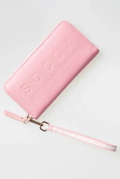 Geldbörse mit Logo-Prägung french rose