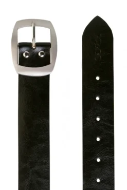 Gürtel aus Glattleder black