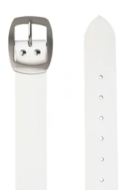 Gürtel aus Glattleder white