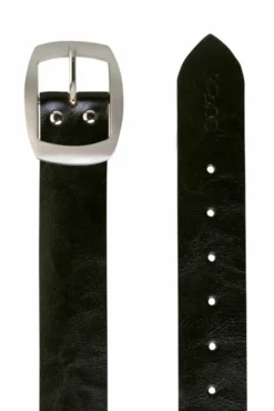Gürtel aus Leder black | 80