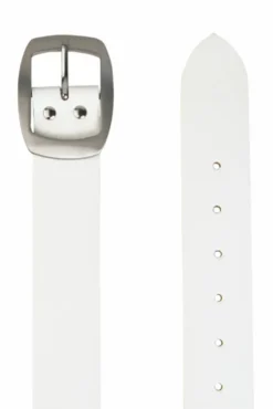 Gürtel aus Leder white | 80
