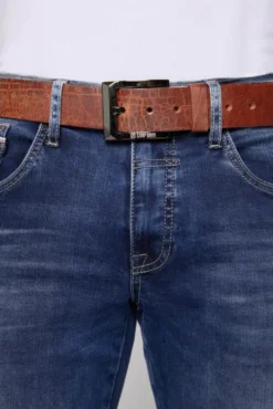 Gürtel mit Dornschließe brown