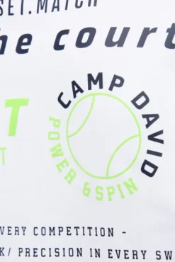Hoodie aus Interlock mit Backprint white