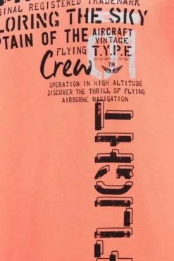 Hoodie mit Logo Artwork speed orange neon