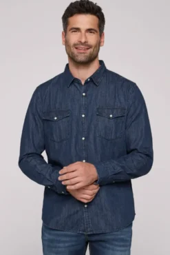 Jeanshemd Regular Fit blue vintage | M
