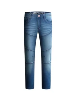 Jeans HE:RY Regular Fit blue red jogg