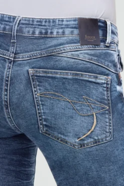 Jeans MI:LO Slim Fit distressed vintage blue