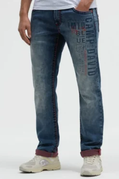 Jeans NI:CO Regular Fit light vintage print jogg