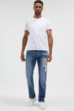 Jeans NI:CO Regular Fit mid blue jogg