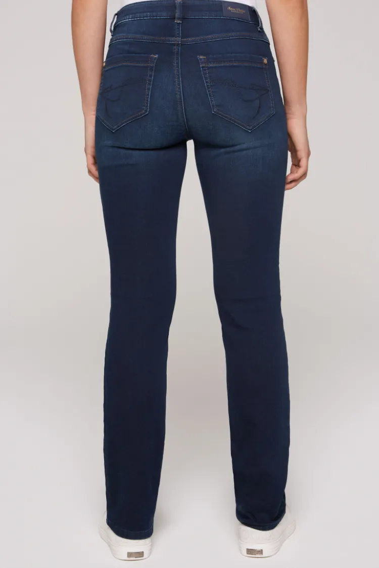 Jeans RO:MY Regular Fit dark indigo jogg