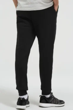 Jogger aus Heavy Jersey mit Twill-Struktur black | S