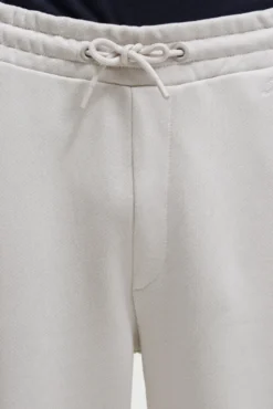 Jogger aus Heavy Jersey mit Twill-Struktur stone