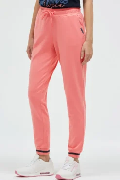 Jogginghose mit Bündchen-Details apricot sunset