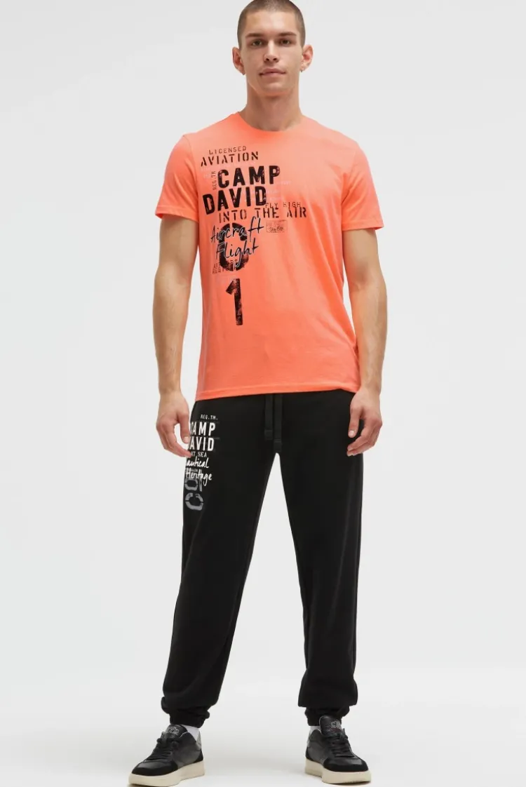 Jogginghose mit Logo Print black | S