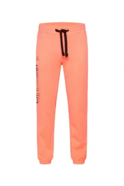 Jogginghose mit Logo Print speed orange neon