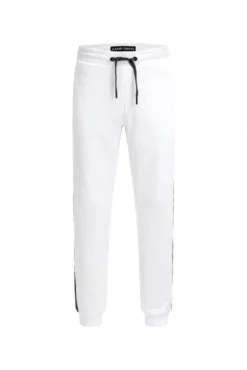 Jogginghose mit Logo-Tapes an den Seiten white