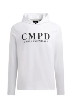 Kapuzenshirt mit CMPD Print opticwhite