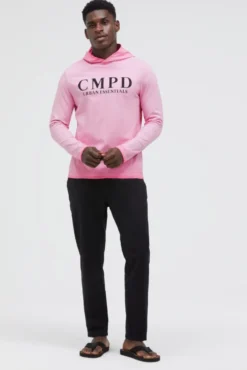 Kapuzenshirt mit CMPD Print summer pink