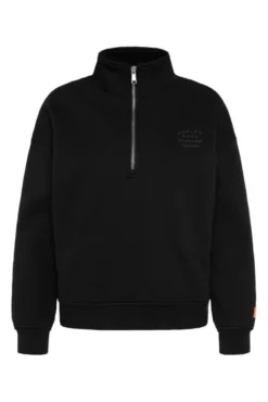 KAY-LA Troyer-Sweatshirt mit Back-Print black