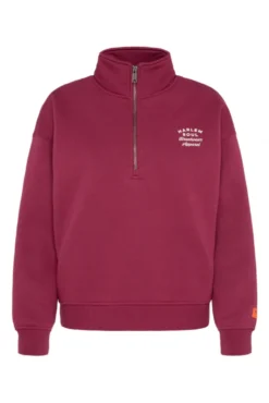 KAY-LA Troyer-Sweatshirt mit Back-Print grape