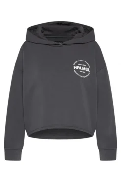 KE-LIS Cropped Hoodie asphalt