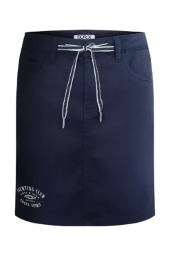 Kurzer Jeansrock AN:NE mit Print blue navy