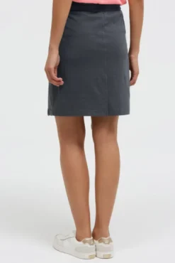 Kurzer Jersey-Rock mit Elastikbund grey bay
