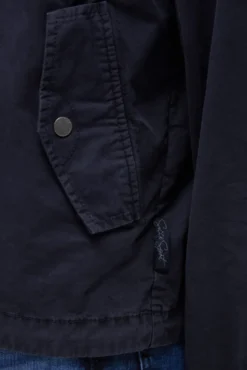 Kurzjacke mit Kapuze und Kordelzug im Saum blue navy | XXXL