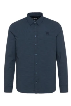 Langarmhemd Slim Fit true navy | S