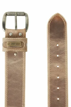 Ledergürtel beige
