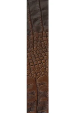 Ledergürtel im Used Look dark brown