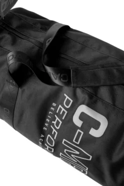 Leichte Sporttasche mit reflektierendem Print black