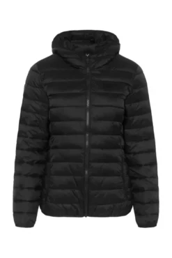 Leichte Steppjacke mit Kapuze black