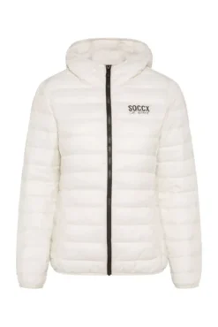 Leichte Steppjacke mit Kapuze kitt