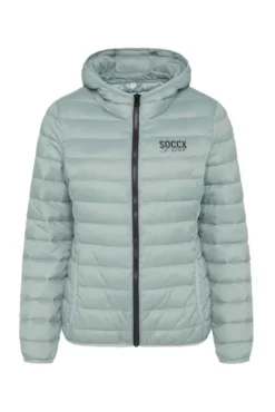 Leichte Steppjacke mit Kapuze frosted lake