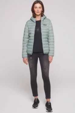 Leichte Steppjacke mit Kapuze frosted lake