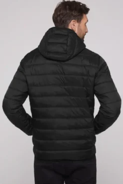 Leichte Steppjacke mit Kapuze black