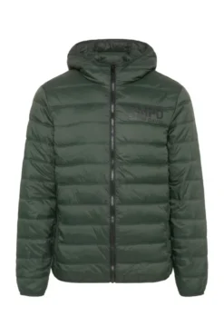 Leichte Steppjacke mit Kapuze khale green
