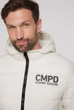 Leichte Steppjacke mit Kapuze kitt