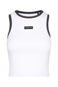 LI-SA Cropped Rib Top opticwhite