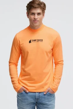 Longsleeve mit Rücken-Artwork sunrise neon