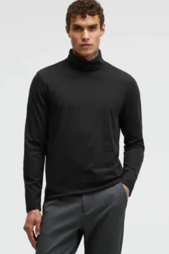 Longsleeve mit Rollkragen black