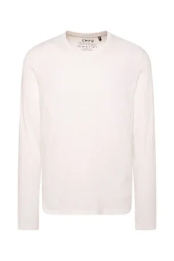 Longsleeve mit V-Neck ivory