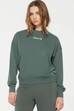 LU-NA Sweatshirt Printed dark green