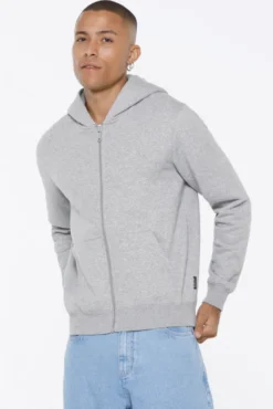 MAD-RID Hoodie Jacket grey melange