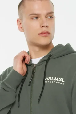 MAD-RID Hoodie Jacket Printed dark green
