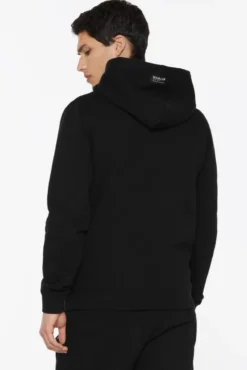 MON-TEL Hoodie mit Frottee-Logo black