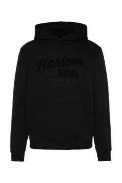MON-TEL Hoodie mit Frottee-Logo black