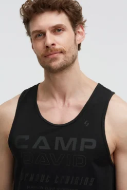 Muskelshirt mit Label Prints black